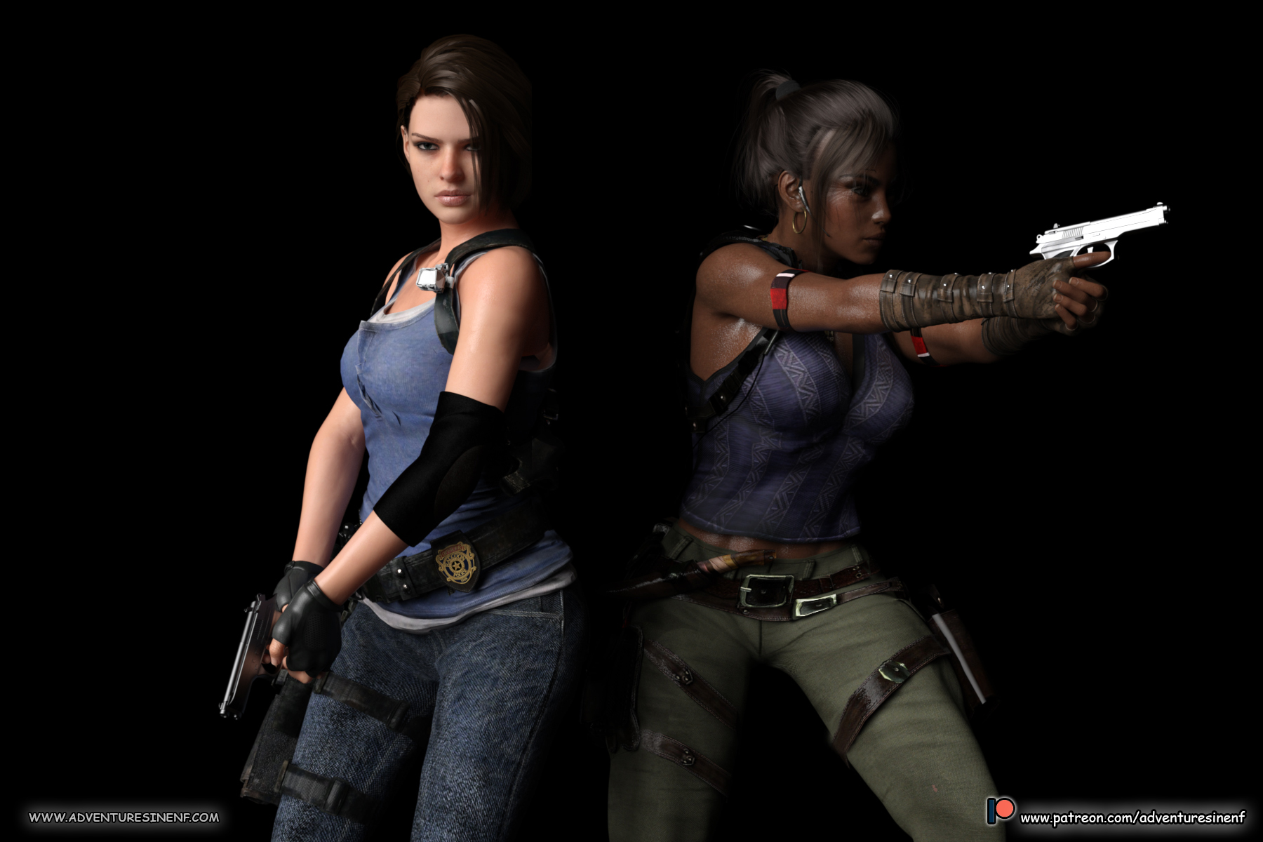 Jill Valentine Sheva Alomar